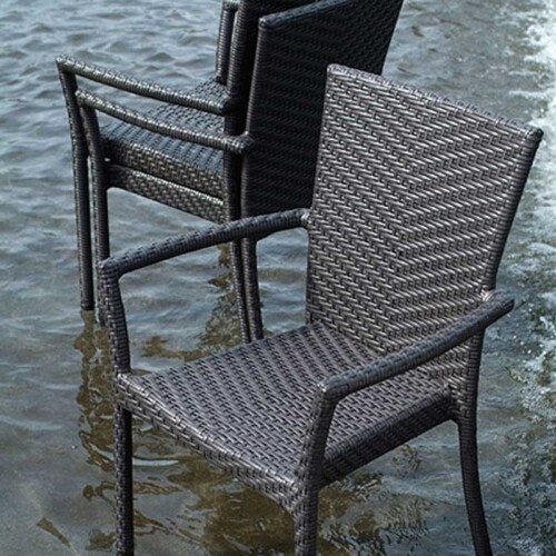Woodside stacking chairs by Ratana