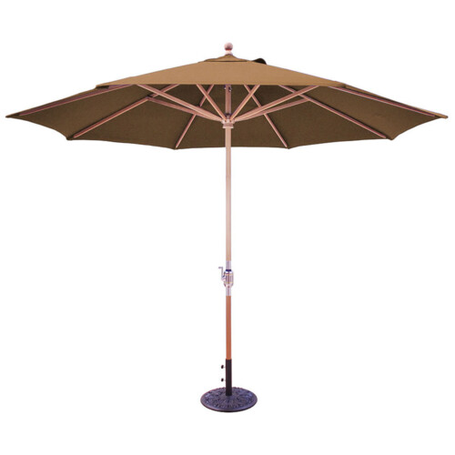 Teak Market Umbrella