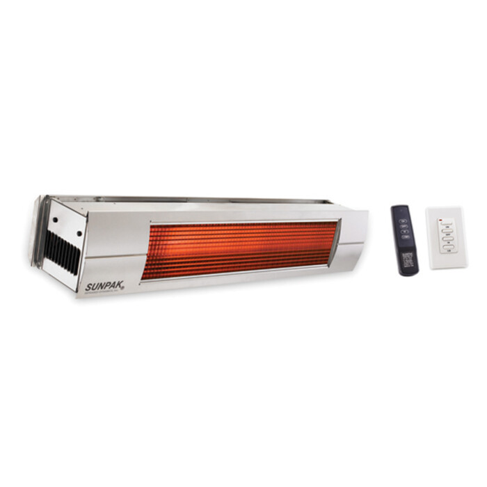 Sunpak Stainless Steel Gas Heater with Remote