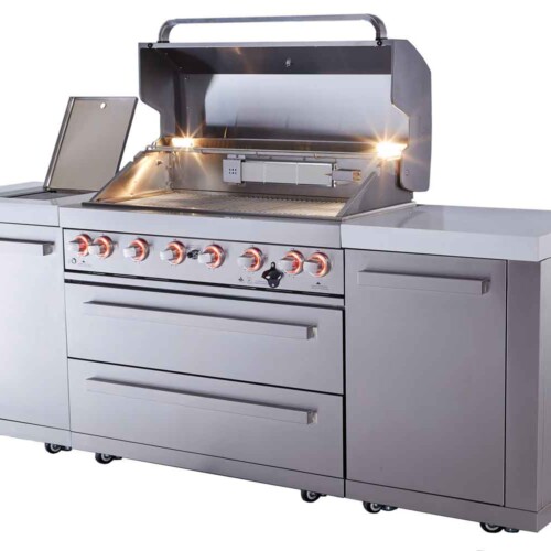 Mont Alpi 6 burner BBQ island