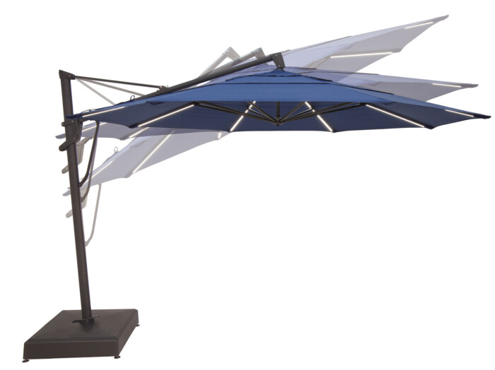Cantilever Umbrella with Lights