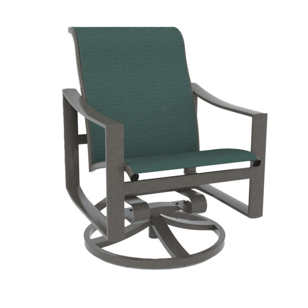 Kenzo Padded Sling Low Back Dining Chair - Patio Furniture | California ...