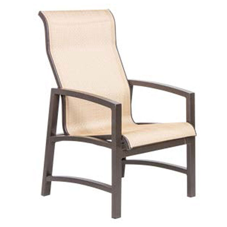 Ravello Padded Sling Dining Chair Patio Furniture California Patio