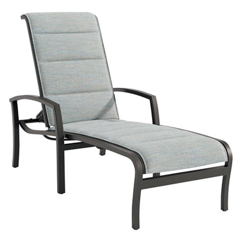 Muirlands Padded Sling Chaise Lounge California Patio Outdoor Patio