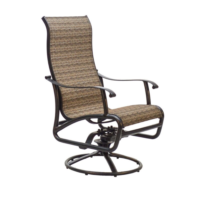 Idaho Sling Dining Swivel Rocker Patio Furniture California Patio