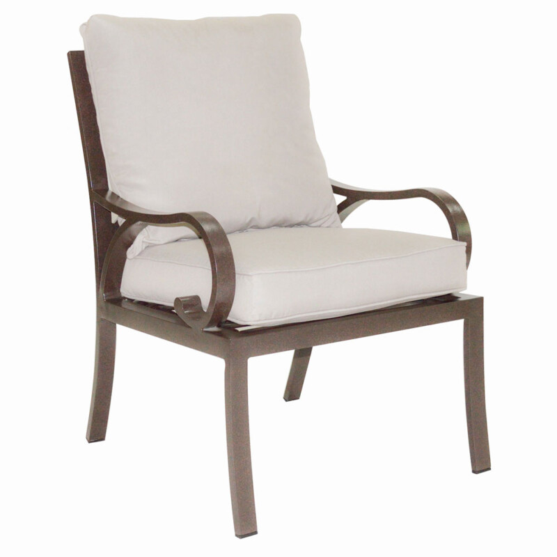 Key Largo Large Cushioned Dining Chair Patio Furniture California Patio