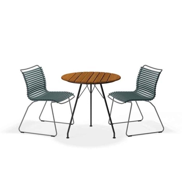 click-dining-armless-chair-table-green